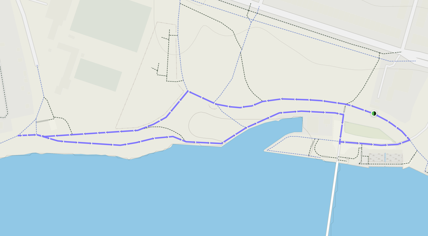 Streckenkarte Frauenlauf Bremen 2026 – 1.000 m