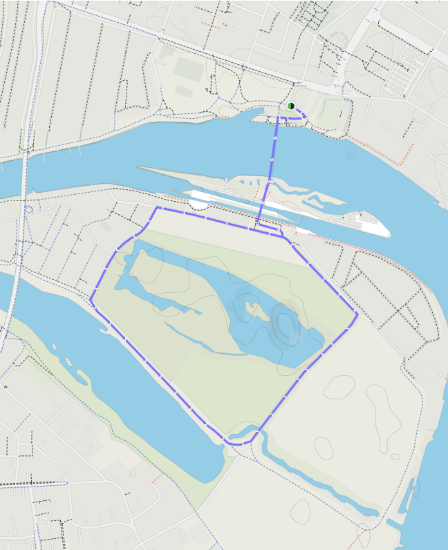 Streckenkarte Frauenlauf Bremen 2026 – 8,5 km